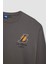 Fit NBA Los Angeles Lakers Oversize Geniş Kalıp Bisiklet Yaka Kalın Sweatshirt C9254AX24AU 9