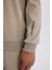 DeFactoFit Standart Fit Bisiklet Yaka Baskılı Pike Sweatshirt C9185AX24AU 6