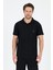 Erkek Kapris Polo Yaka Kısa Kollu T-Shirt – Rahat Kalıp, Nefes Alan Kumaş Erkek T-Shirt 7918 1