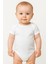 %100 Pamuk Kısa Kollu Çıtçıtlı Zarf Yaka 4'lü Bebek Body 1