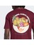 Graphic Lo Ss T Erkek Bordo T-Shirt.- 5