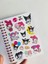 Kuromi Cinnamoroll Sticker Etiket Çıkartma 16 Sayfa (300 Adet) Su Geçirmez+Opak 8 Sayfa Not Defteri 4