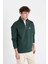 Comfort Regular Fit Rahat Kalıp Fermuarlı Dik Yaka Baskılı Sweatshirt C6132AX24AU 6