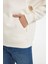 Oversize Geniş Kalıp Kapüşonlu Kanguru Cepli Basic Düz Sweatshirt A4331AX24AU 6