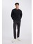 Chino Kanvas Pantolon Slim Fit Dar Kesim Pamuklu Esnek Dar Paça C9441AX24AU 6