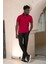 Örme Polo Yaka Regular Fit Pamuklu ve Likralı T-Shirt 1