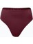 Kadın Bordo Gri Lacivert 6 Lı Paket Modal Yüksek Bel String Tanga 6M178 2