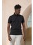 Örme Polo Yaka Regular Fit Pamuklu ve Likralı T-Shirt 1