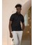 Örme Polo Yaka Regular Fit Pamuklu ve Likralı T-Shirt 5