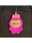 Labubu Pembe Peluş Aksesuar - Çanta Aksesuarı - Oyuncak -, Anahtarlık 18 cm 2