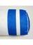 Nilüfer Dijital Baskılı Polyester Dekoratif Kırlent 20X55 cm Koyu Mavi - Beyaz 3