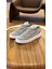 4225 GRİ- Beyaz Taban Triko Erkek Sneakers - Erkek Spor Ayakkabı 2