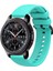 Samsung Gear S3 Frontier Uyumlu Kordon Yumuşak Dokulu Soft Renk Tokalı Silikon Kayış 1