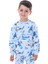 Uçak Baskılı %100 Pamuk Uzun Kollu Erkek Çocuk Pijama Takımı (3,4,5,6,7,8 Yaş) 2