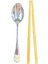Giftmoda Kutulu Chopstick ve Kaşık Set (BAM-186-KEDI) 1
