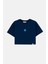 Deniz Kabuğu Lightweight Crop T-Shirt - Siyah 1