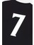 Number 7 Oversize T-Shirt - Siyah 3