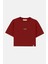 Arı Lightweight Crop T-Shirt - Bordo 1