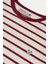 Panda Heavyweight Çizgili T-Shirt - Kırmızı/ekru 2