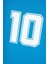 Number 10 Oversize T-Shirt - Mavi 3