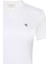 Kadın Ss Monogram Crew Logo T-Shirt - Beyaz 3