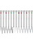 13 Parça Profesyonel Tornavida Seti, 0.6-2.0mm, 13 Ekstra Yedek Bıçak (Yurt Dışından) 1