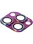 iPhone 13 Pro Max Pers Alüminyum Kamera Lens - Rainbow - CPT107070-5523 4