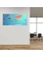 Renkliatlas Dünyaharitası Manyetik Yapıştırıcı Gerektirmeyen Duvar Stickerı 118 cm * 56 cm 1