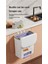 Mutfak Çöp Kovası Duvara Monte Çöp Kutusu Kapaklı Asılı Çöp Kutusu Dolap Lavabosu Için Çöp Kutusu Kompost Kutusu 8.5l (Yurt Dışından) 3