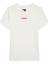 Kadın Tjw Slim Script Label Ss Tee Ext T-Shirt - Ekru 1
