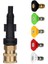 Yüksek Basınçlı Su Aleti Hızlı Bağlantı Adaptörü 1/4 Hızlı Bağlantı 5 Renkli Nozul Lavor/sterwins Için Uygun (Yurt Dışından) 1