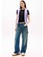 Kadın Slim Fit Logolu T-Shirt - Siyah 2