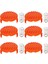 Düzeltici Yedek Makara Kapağı, RC-100-P, RC100P, 385022-03'Ü Değiştirin, Black&decker Için, Çim Biçme Makinesi Parçaları (6 Kapak, 6 Yay) (Yurt Dışından) 3