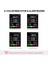 5'i 1 Arada Hava Kalitesi Monitörü Tvoc Hcho Sıcaklık Nem Co2 Ölçer, USB Şarj Edilebilir Co2 Dedektörü Siyah (Yurt Dışından) 3