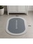 Sihirli Süper Su Emici Kaymaz Tabanlı Oval Paspas 40*60 cm 4