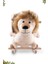 Vavbaby Sallanan At Ahşap Peluş Yumuşak - Aslan Bej 5
