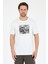 Erkek %100 Pamuk Bisiklet Yaka Kısa Kollu Baskılı T-Shirt Rahat ve Şık Günlük Erkek Tişört 0018 1