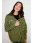 Lıme Dokuma Oversize Yeşil Gömlek 1