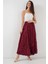8034 Bordo Kadın Etek 1