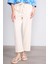 7593 Bayan Boru Paça Gabardin Pantolon Natural 2