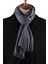 Gri Düz Unisex Şal Kaşkol K638 3