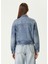 Miramar Mavi Trucker Denim Ceket 5