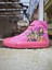 Pembe Pembe Taban Kpop Baskılı Keten Çocuk Spor Ayakkabı Sneaker 1