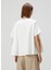 Beyaz Dökümlü T-Shirt 4
