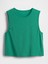 Kadın Yeşil Gapfit Breathe Crop T-Shirt 2