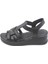 Kadın Hakiki Günlük Sandalet VN24028801Y - Siyah 4