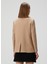 Hazel Pea Camel Kruvaze Yün Kaban 4