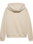 Kadın Regular Fit Kapüşonlu Logolu Sweatshirt - Açık Bej 2