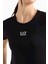 Kadın Bisiklet Yaka T-Shirt - Siyah 2