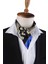 Çok Renkli Motif Desen Erkek Ascot Fular K641 2